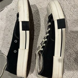Rick Owens Black and White Sneakers
